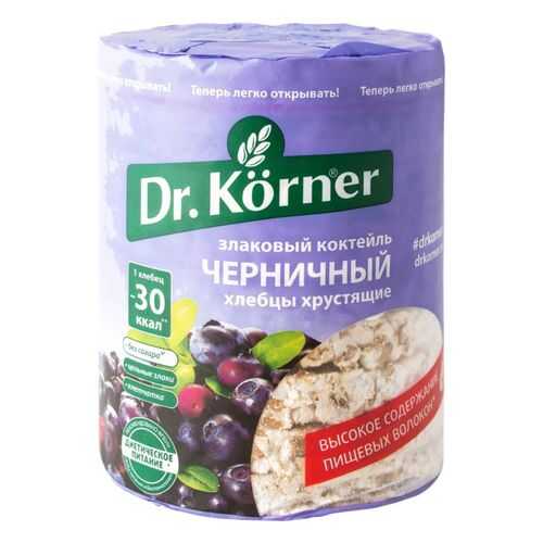 Хлебцы хрустящие Dr.Kоrner злаковый коктейль черничный 100 г в Спар