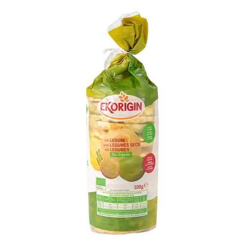 Хлебцы кукурузные Ekorigin legumes cakes с овощами 100 г в Спар