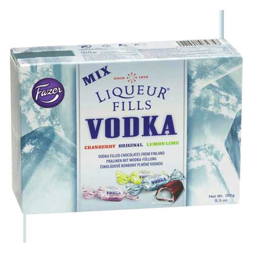 Конфеты Fazer vodka mix 150 г в Спар
