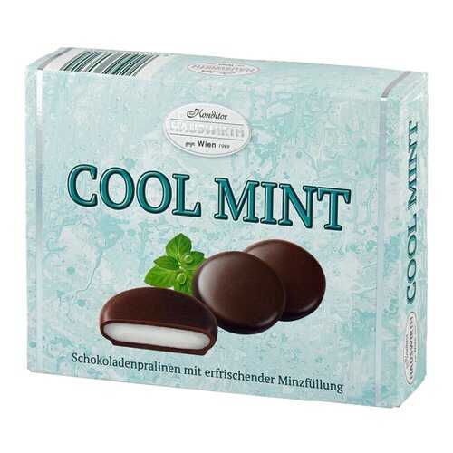 Конфеты Hauswirth Cool Mint с мятной начинкой в темном шоколаде 135 г в Спар