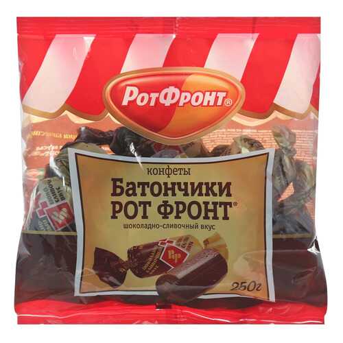 Конфеты Рот Фронт батончики шоколадно-сливочный вкус 250 г в Спар