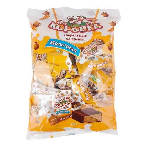 Конфеты Рот Фронт коровка молочная вафельные 250 г в Спар