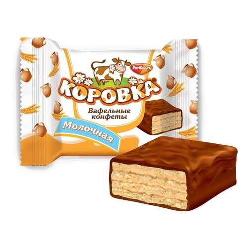 Конфеты Рот Фронт коровка вафельная коробка 2 кг в Спар