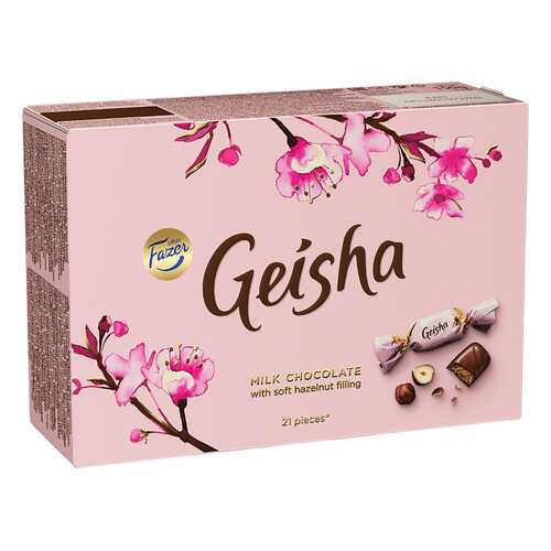 Конфеты шоколадные Geisha с начинкой из тертого ореха 150 г в Спар