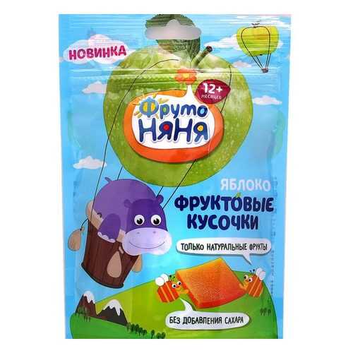 Фруктовые кусочки ФрутоНяня из яблок в Спар
