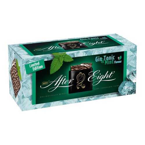 AFTER EIGHT Шоколадные конфеты с помадной начинкой со вкусом Джин-тоник и мята 200г в Спар