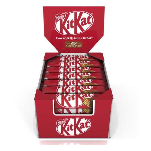 Батончик Nestle Kitkat шоколадный с хрустящей вафлей 40 г 35 штук в Спар