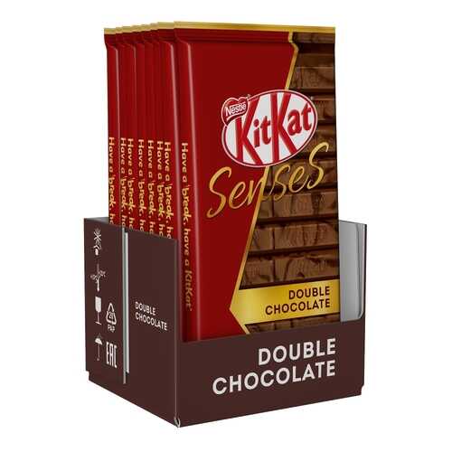 KITKAT Senses DoubleChocolate 8 шт по 112г в Спар