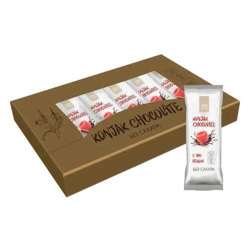Шоколад без сахара KONJAK CHOCOLATE Малиновый, кор. 10 шт. в Спар