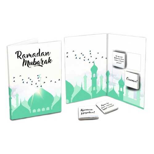 Шоколад Chokocat Ramadan Mubarak, молочный, открытка, 20 гр в Спар