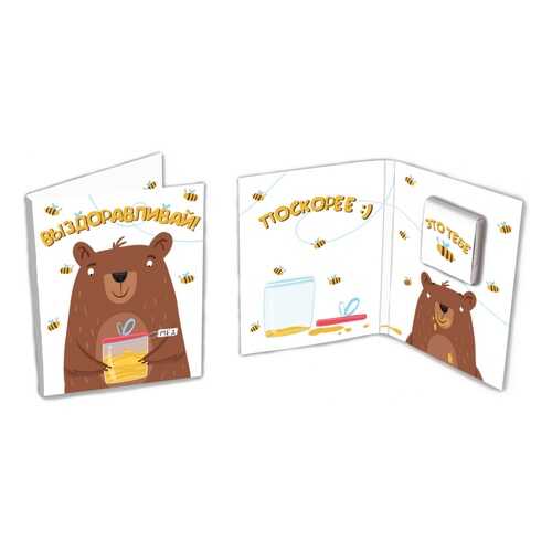 Шоколад Chokocat Выздоравливай, молочный, мини-открытка, 5 гр в Спар