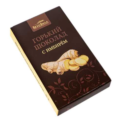Шоколад горький с имбирем 90 г в Спар
