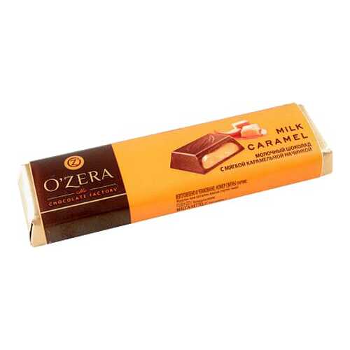 Шоколад молочный O'Zera milk caramel с мягкой карамельной начинкой 50 г в Спар