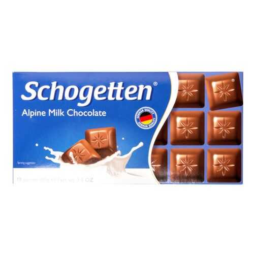 Шоколад молочный Schogetten alpine milk chocolate 100 г в Спар