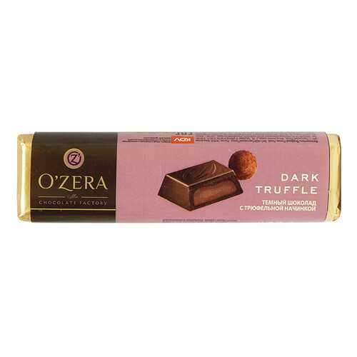 Шоколад темный O'Zera dark truffle с трюфельной начинкой 47 г в Спар