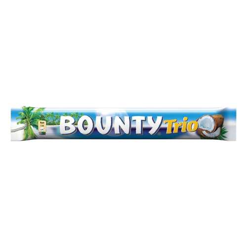 Шоколадный батончик BOUNTY ТRIO 82,5г*6 шт в Спар