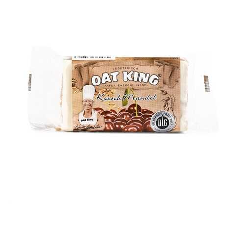 Батончик «Вишня с миндалем», Oat King, 95 г, Германия в Спар