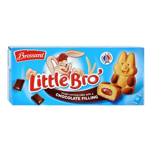 Пирожное Little Bro с шоколадной начинкой 5шт*28г в Спар