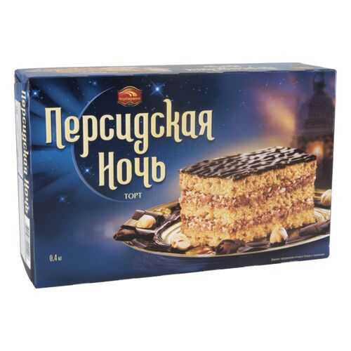 Торт песочный Черемушки с фундуком персидская ночь 400 г в Спар