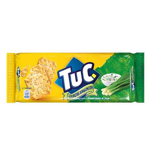 Крекер Tuc mini cо вкусом сметаны и лука 100 г в Спар