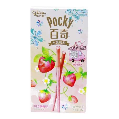 Палочки Glico Pocky со вкусом мороженного и клубники 47 г в Спар