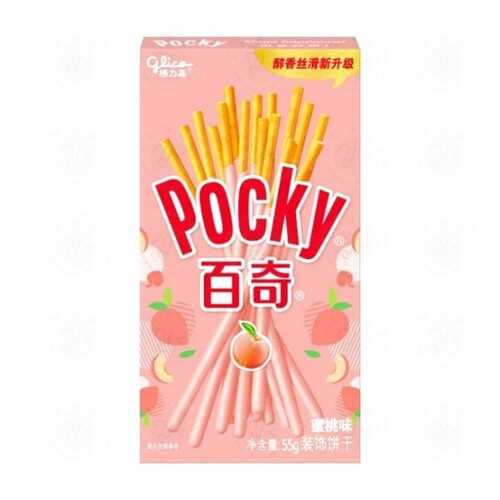 Палочки Glico Pocky со вкусом персика 55 г в Спар