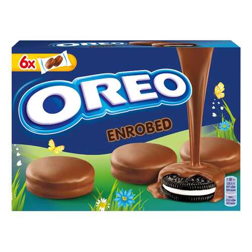 Печенье Oreo с ванильным вкусом в молочном шоколаде 246 г в Спар