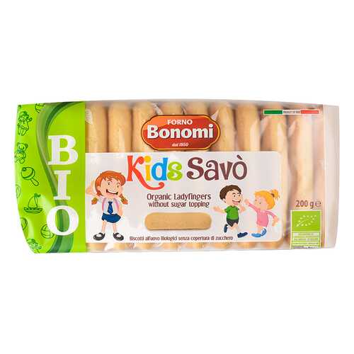 Печенье Savoiardi Kinder сахарное bio 200 г в Спар