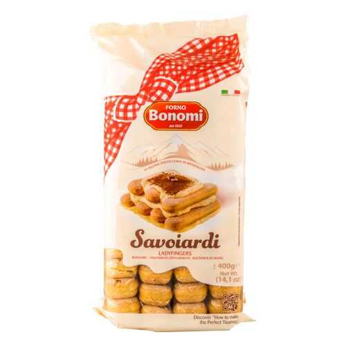 Печенье савоярди Forno Bonomi ladyfingers для тирамису 400 г в Спар