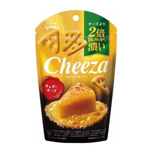 Печенье-снек Glico Cheeza с сыром чедером 40 г в Спар