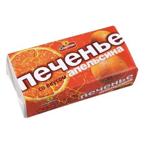 Печенье Спартак со вкусом апельсина 90 г в Спар