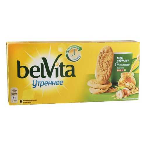 Печенье утреннее BelVita мед и фундук 225 г в Спар