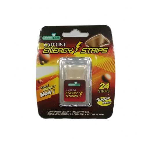 Полоски освежающие дыхание Energy Caffeine 24 пастилки в Спар