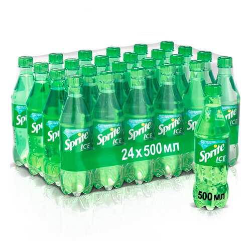 Спрайт без сахара SPRITE Zero Мята-лимон 500 мл (коробка 24 штуки) в Спар