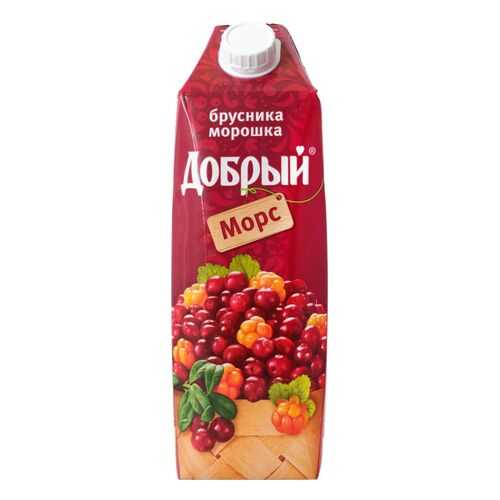 Морс брусника-морошка Добрый 1 л в Спар