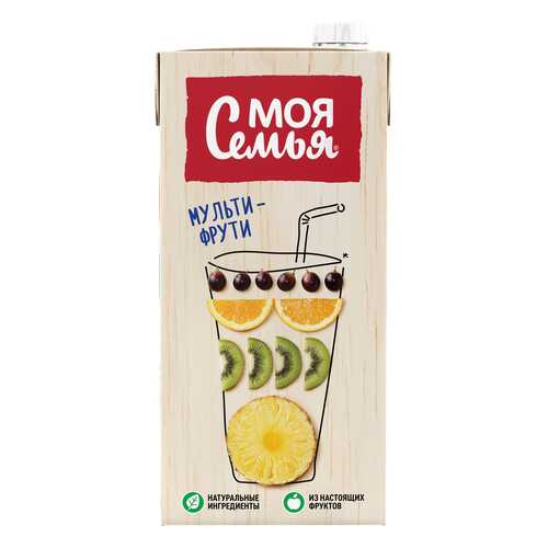 Напиток сокосодержащий Моя Семья мульти-фрути 1.93 л в Спар