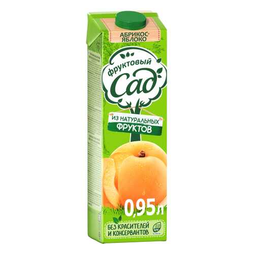 Нектар Фруктовый Сад яблоко-абрикос 0.95 л в Спар