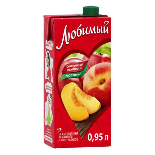 Нектар Любимый солнечный нектарин 0.95 л в Спар