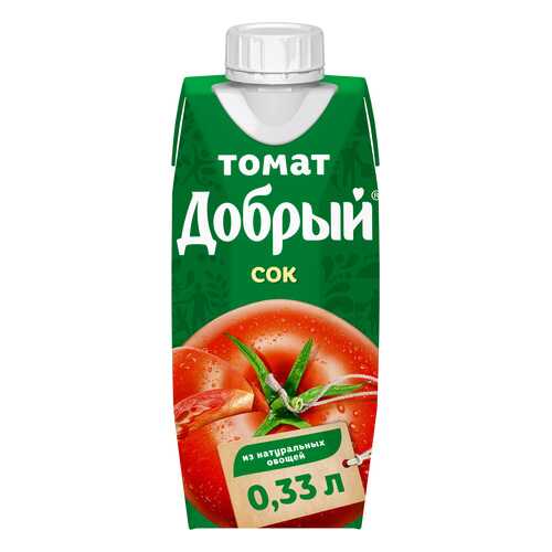 Сок томатный Добрый с мякотью 0.33 л в Спар